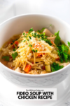 PIN image for Fideo Soup with Chicken