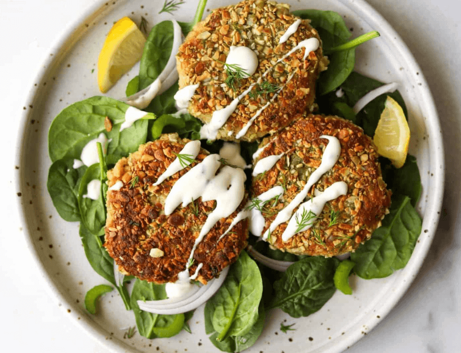 Pepita Crusted Tuna Cakes - Canned Tuna Recipes