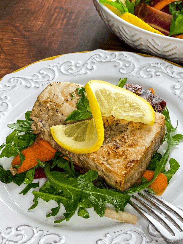 Seared Swordfish Salad Recipe