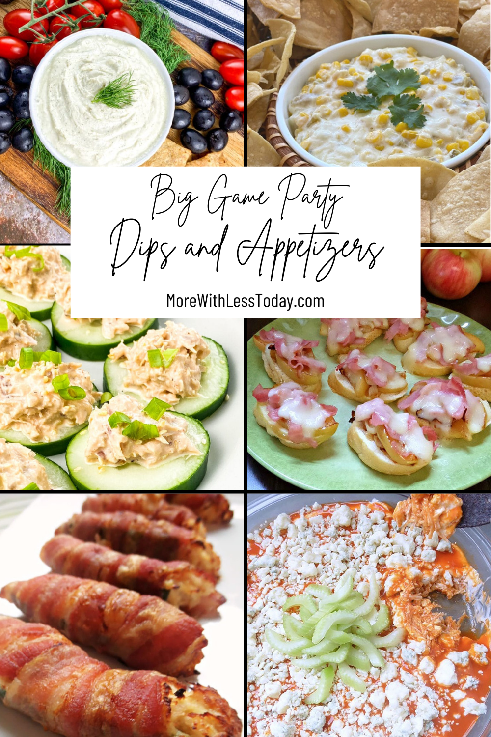 Big Game Party Dips and Appetizers