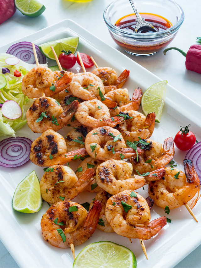 Chipotle Lime Shrimp Skewers Recipe
