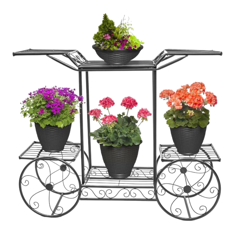 Ktaxon 6-Tier Garden Cart Stand & Flower Pot Plant Holder from Walmart Clearance Outlet