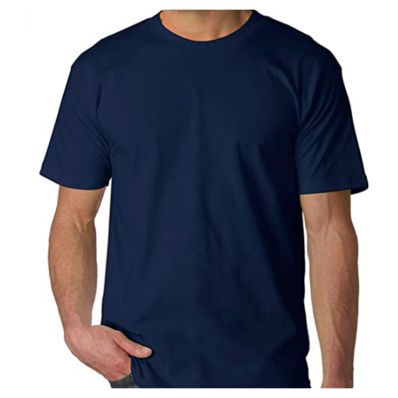 Navy blue Bayside USA-Made Short Sleeve T-Shirt