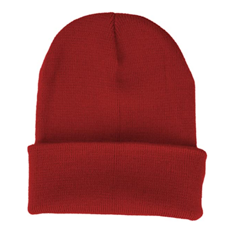 Red Made in USA Thick Beanie