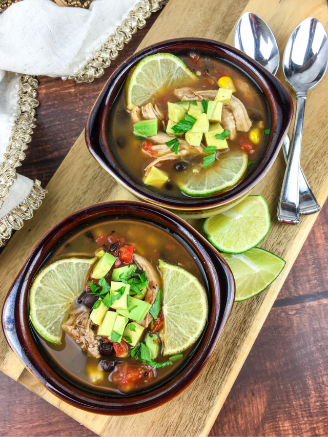 Easy TexMex Chicken Black Bean Soup Recipe More With Less Today
