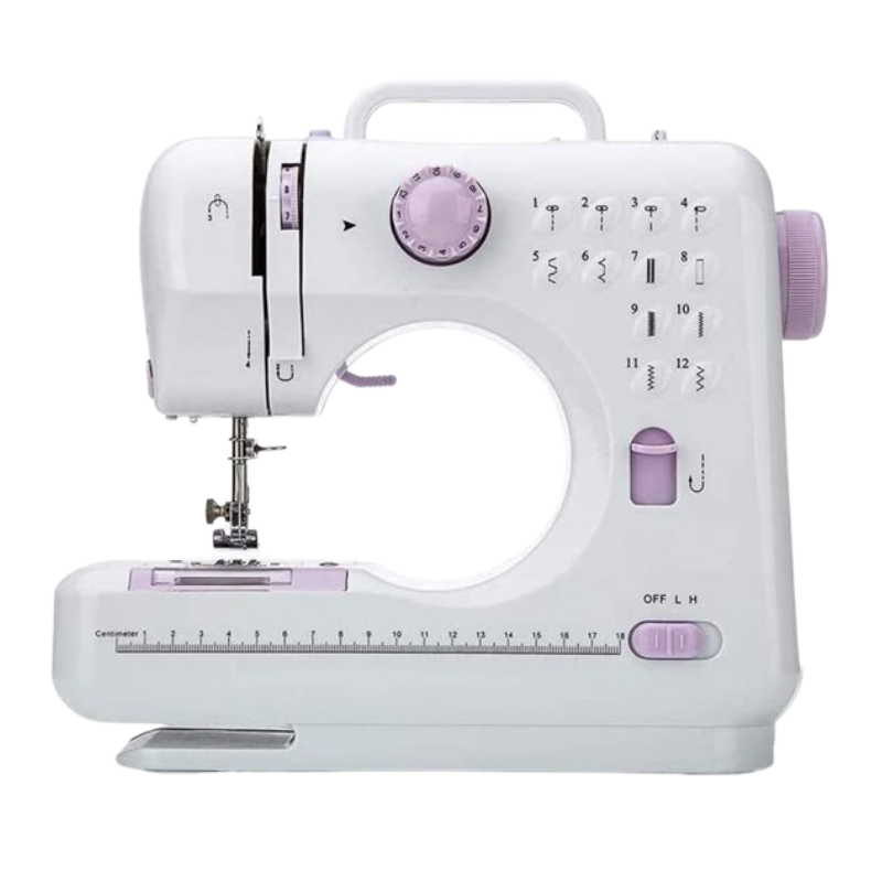 White Simple Mini Portable Electric Sewing Machine from Walmart Clearance Outlet