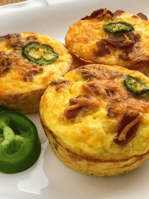 Cheesy Cauliflower Muffins Recipe poster