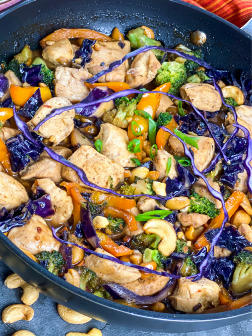 Chicken Cabbage Stir Fry Recipe poster