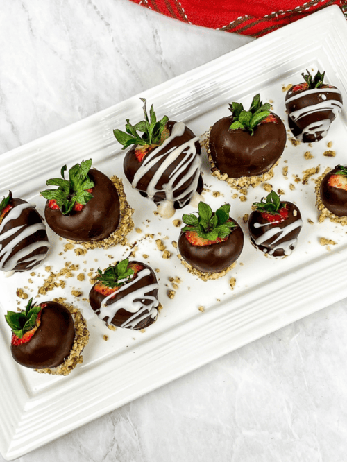 Chocolate Covered Strawberries Recipe poster