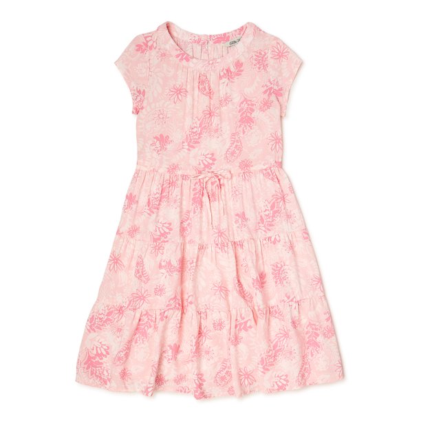 Girls’ Mommy & Me Fit and Flare Dress - Soft Pink