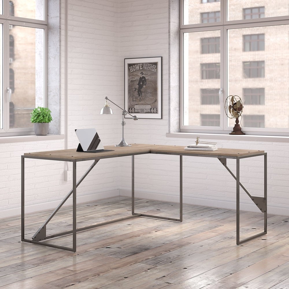 Industrial Desk with 37-inch from overstock clearance