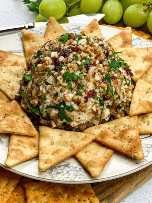 Orange Cranberry Cheese Ball recipe poster