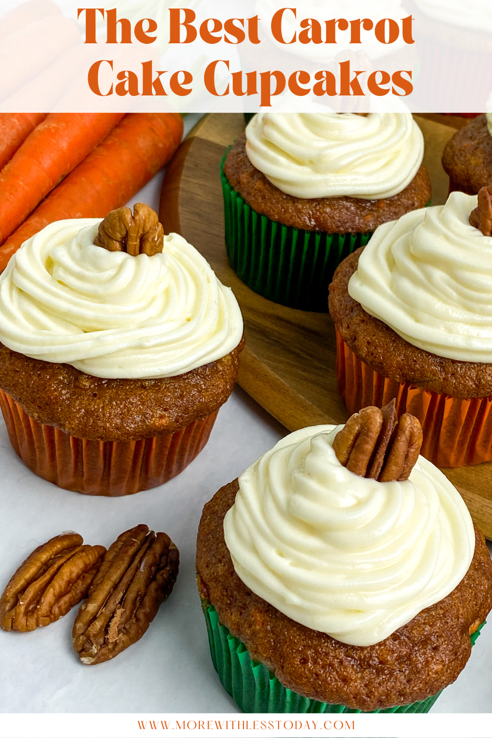 PIN for Carrot Cake Cupcakes