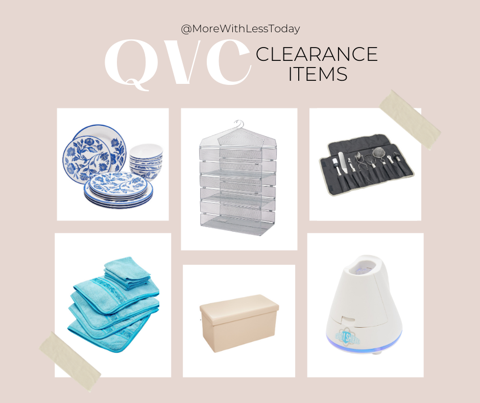 QVC Clearance collage of favorite items