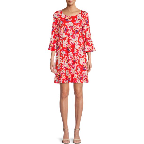 The Pioneer Woman Women's Mommy & Me Ruffle Knit Dress
