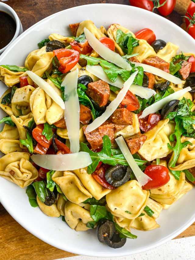 Tortellini Antipasto Pasta Salad Recipe
