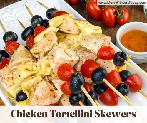 chicken tortellini skewers recipe - fb image