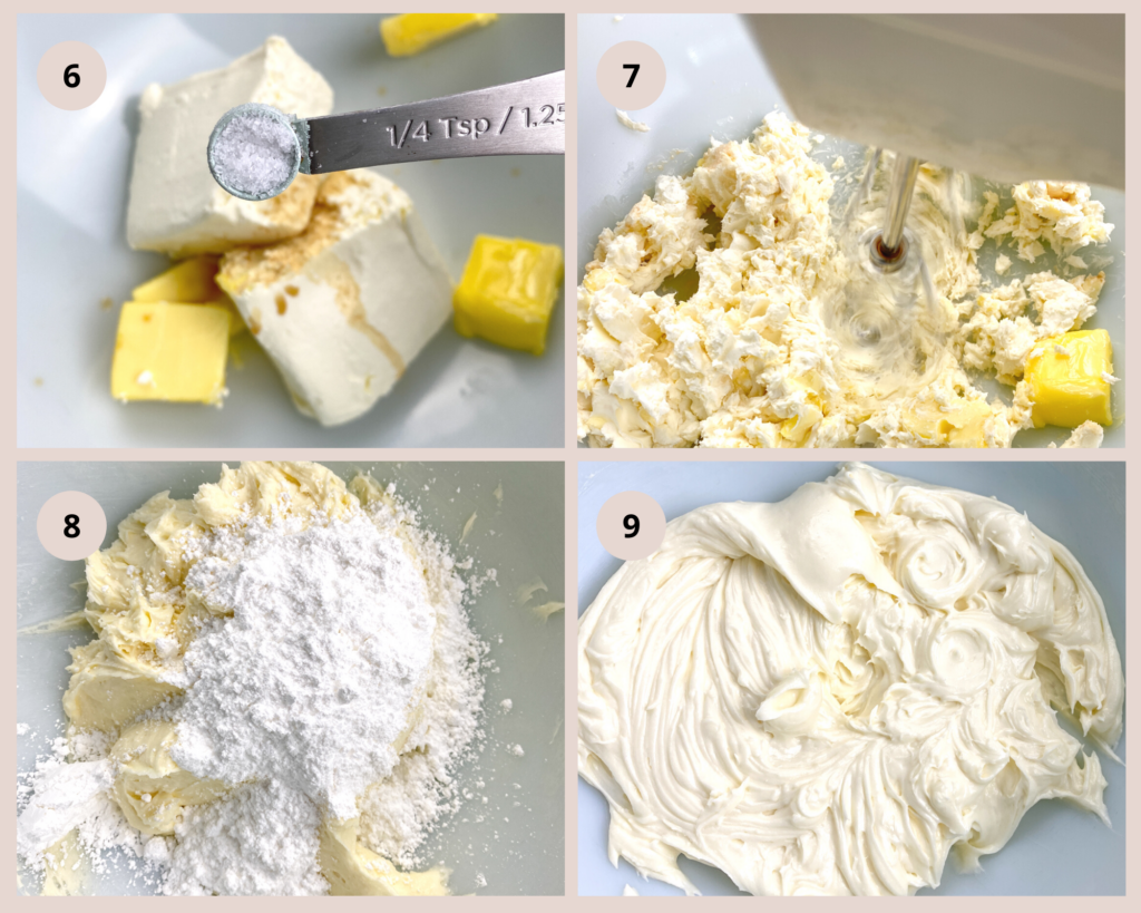 cream cheese frosting process