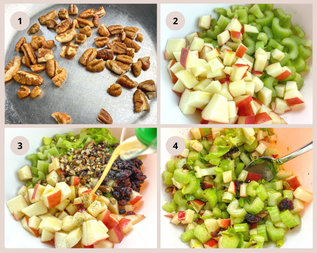 crunchy celery apple salad recipe process