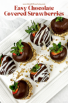 pin for chocolate covered strawberries