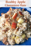 pin for healthy apple cinnamon oats recipe