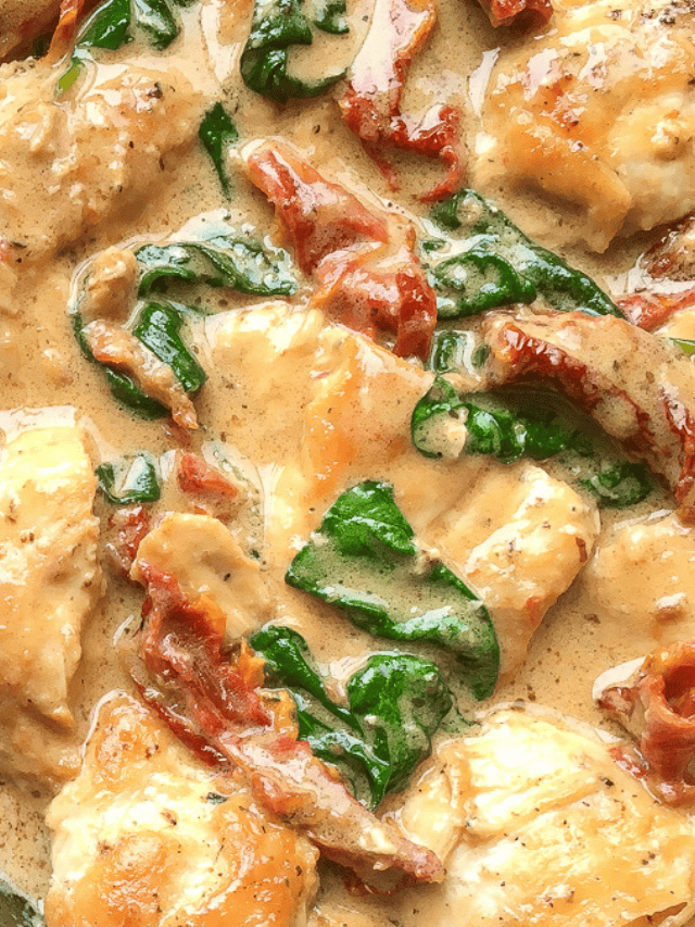 Chicken with Creamy Pecorino Sauce Recipe