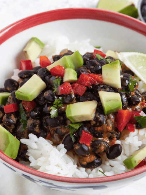 Cuban-Style Black Beans and Rice Recipe poster