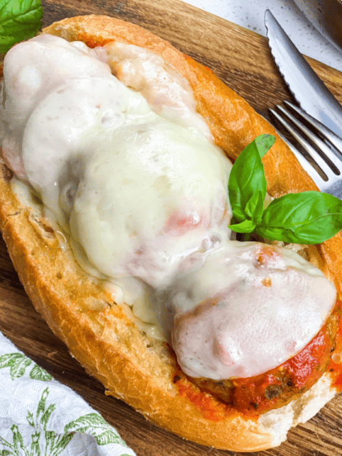 Easy Cheese-Stuffed Meatball Subs poster