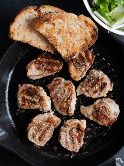 Grilled Lamb Chops with Herbes de Provence poster