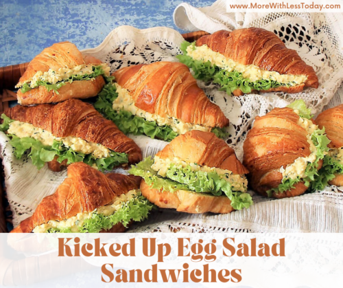 Kicked Up Egg Salad Sandwiches Recipe