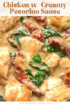 PIN for Chicken with Creamy Pecorino Sauce