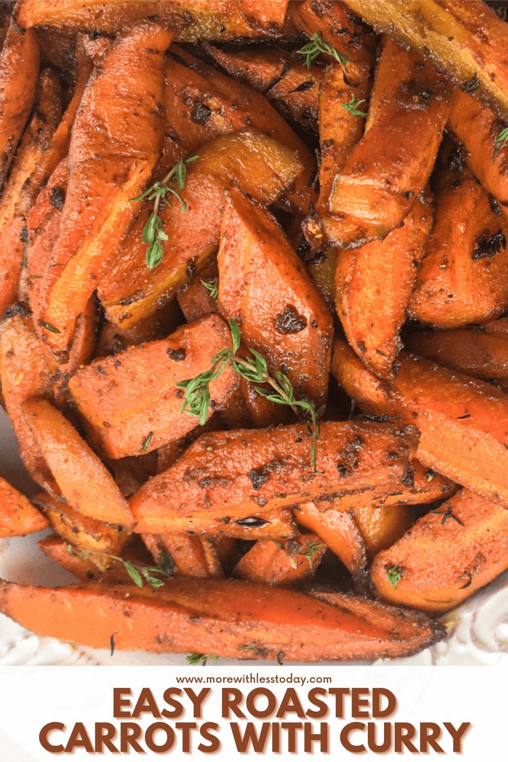 PIN for Easy Roasted Carrots with Curry