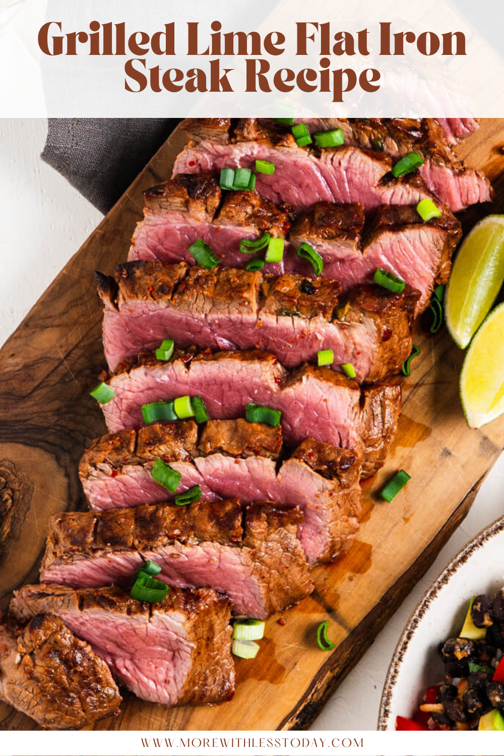 PIN for Grilled Lime Flat Iron Steak Recipe