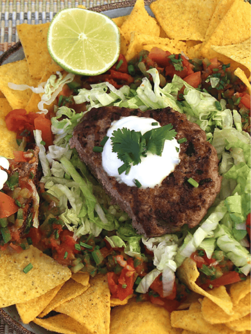 Ranchero Burger Platter Recipe poster