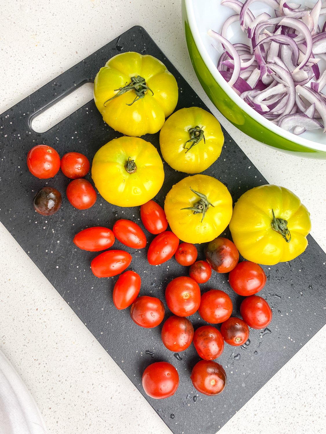 Tomatoes for Panzanella Salad