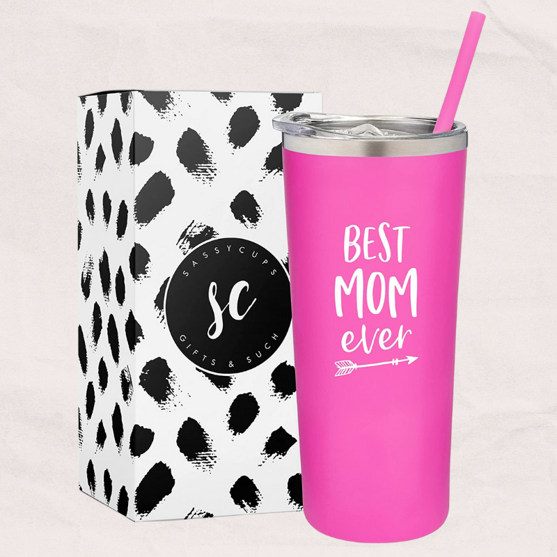 Travel Gifts for Mom - SassyCups Best Mom Ever Tumbler