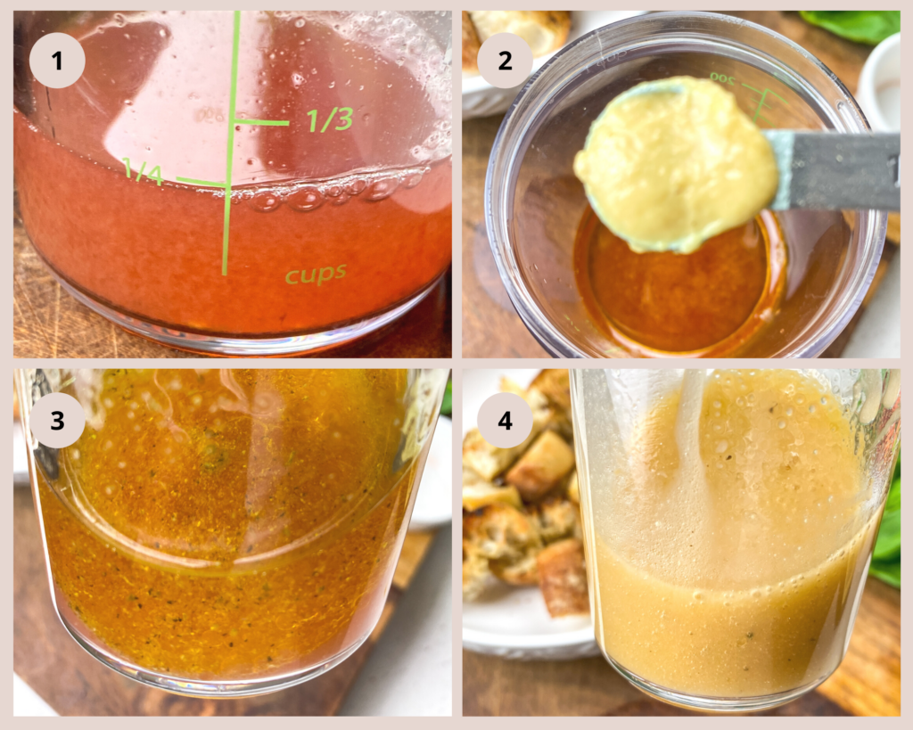 vinaigrette making process