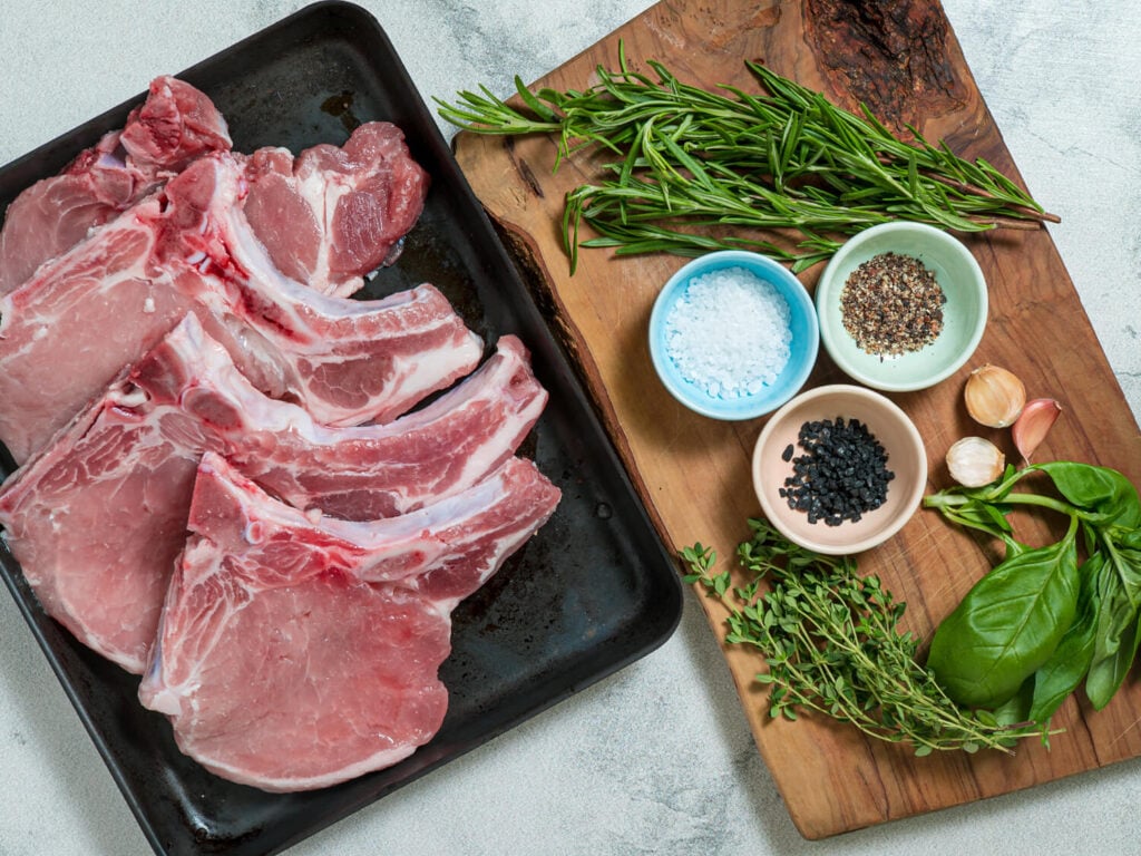 Marinated Grilled Pork Chops Ingredients