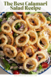 PIN for The Best Calamari Salad Recipe