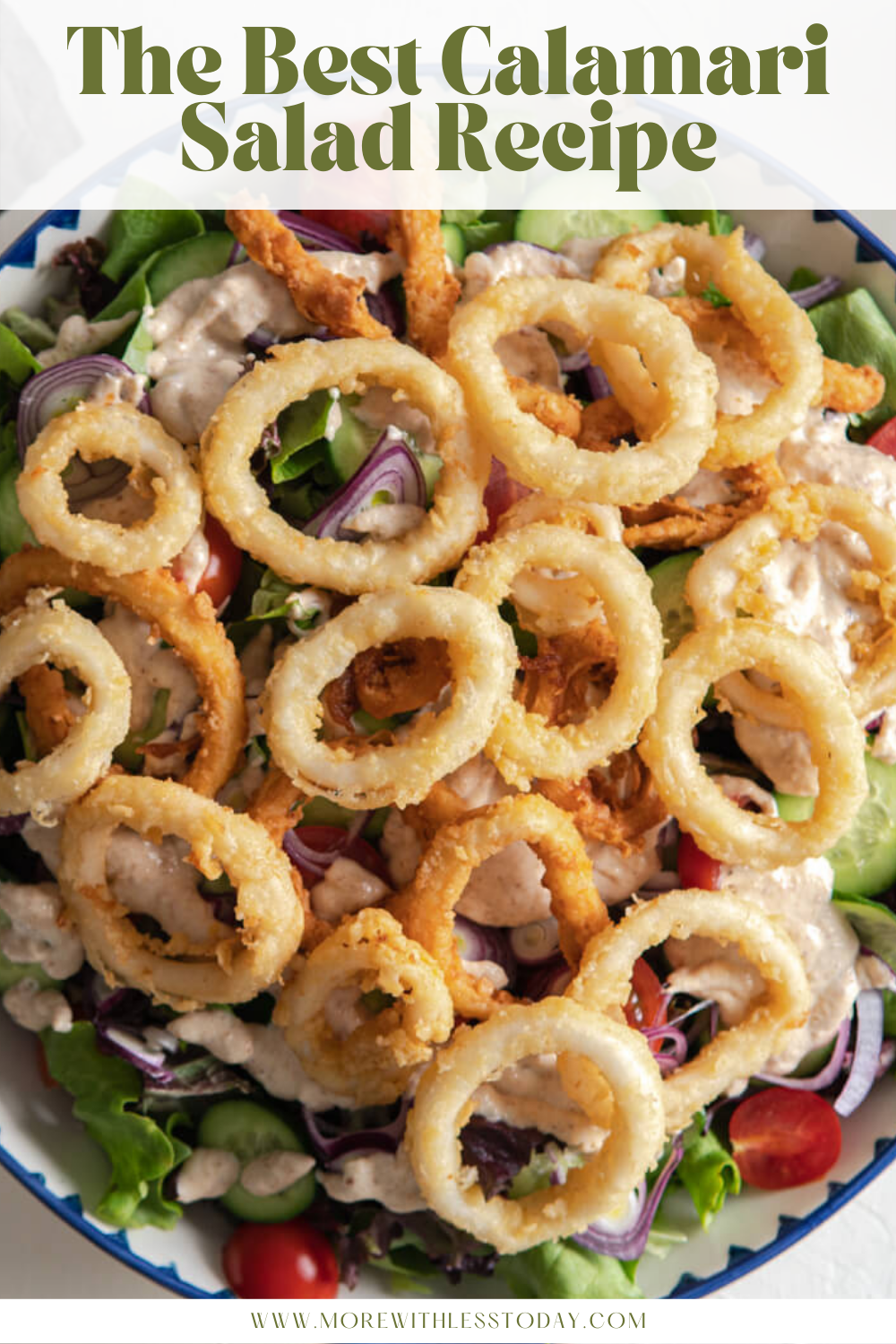 PIN for The Best Calamari Salad Recipe