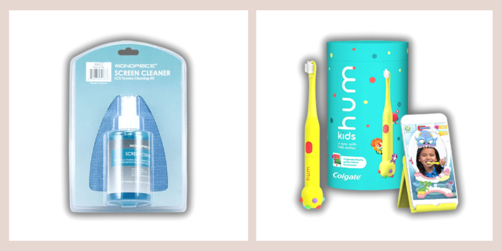 screen cleaner and electric toothbrush - Amazon coupon examples