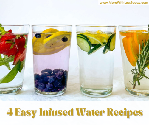 4 Easy Infused Water recipes