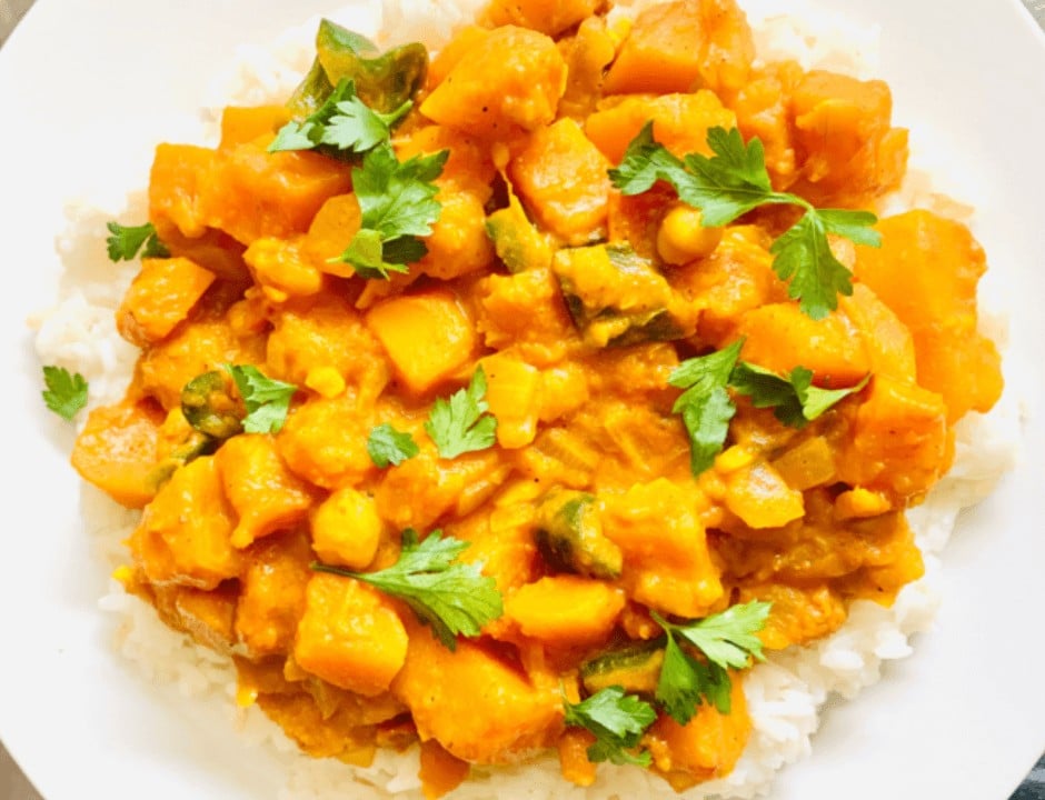 Butternut Squash and Chickpea Curry