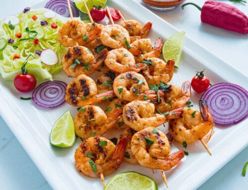 Chipotle Lime Shrimp Skewers