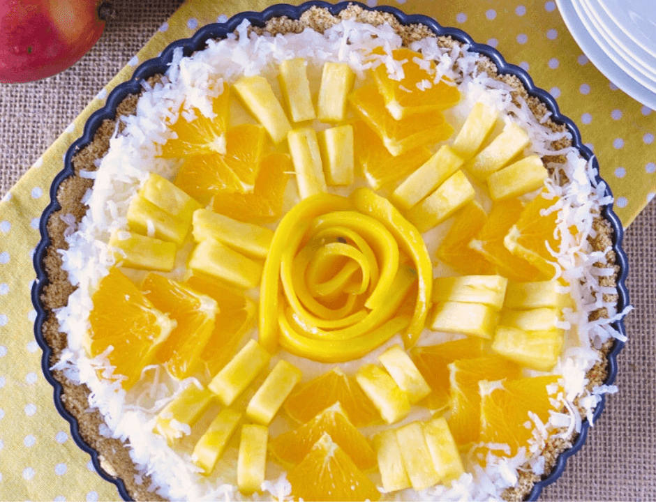 Foolproof Tropical Fruit Tart