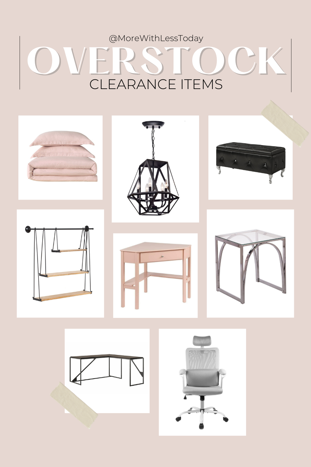 PIN for Overstock Clearance Items