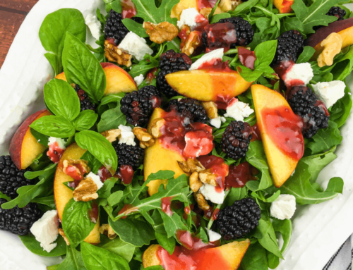 Peach Blackberry Salad