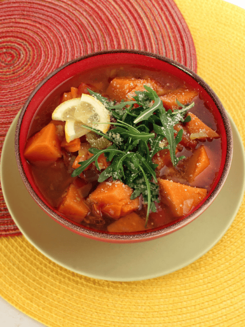 Sweet Potato Soup Recipe poster