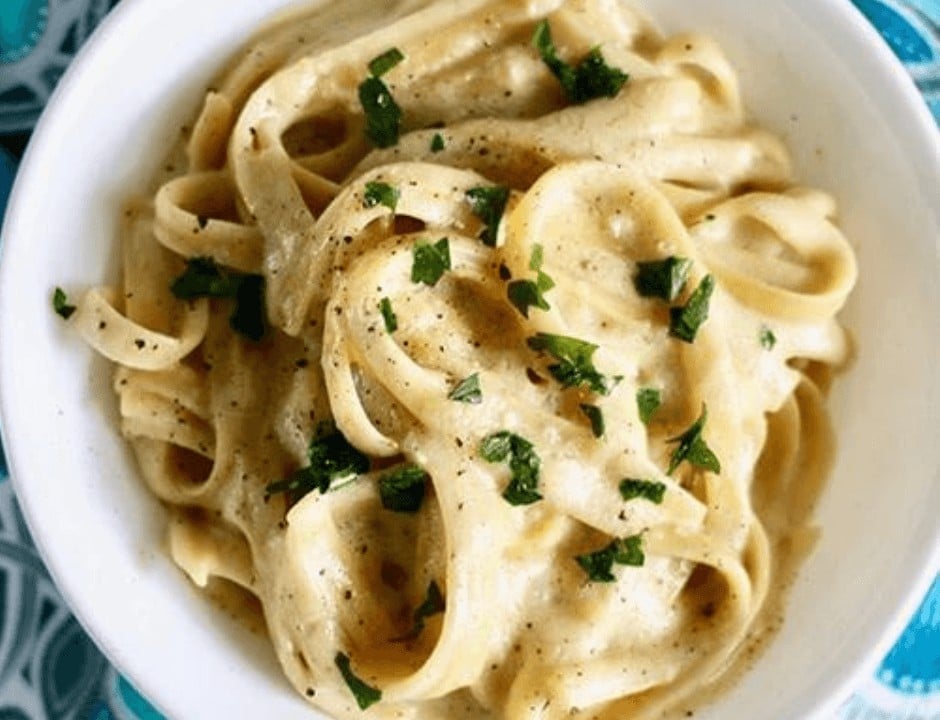 Vegan Fettuccini Alfredo - Plant-Based Meal Ideas