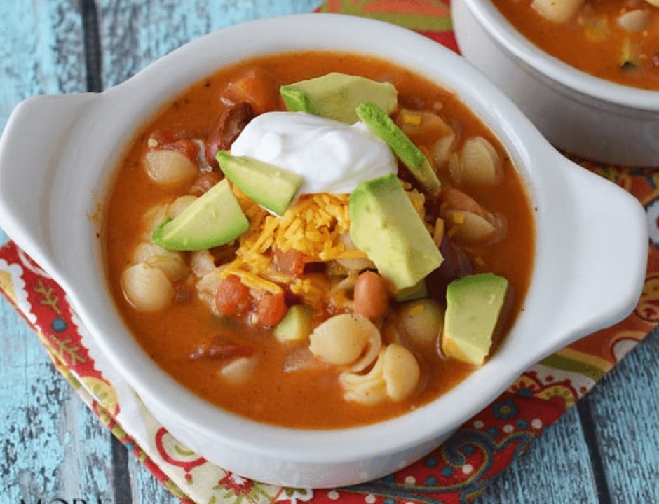 Vegetarian Mac and Cheese Chili